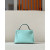Hermes Kelly Mini Alligator Graphite (88) Palladium Hardware Mint Green
