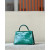Hermes Kelly Mini Alligator Gris Tourterelle (81) Gold Hardware Dark Green
