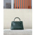 Hermes Kelly Mini Alligator Mauve Pale (09) Palladium Hardware Dark Green