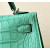 Hermes Kelly Mini Alligator Nior (89) Gold Hardware Green