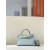 Hermes In-The-Loop 18 Swift Vermillon (5E) Gold Hardware Light Blue