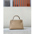Hermes Kelly Mini Alligator Vert Comics (0Z) Palladium Hardware Dark Beige