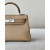 Hermes Kelly Mini Alligator Vert Comics (0Z) Palladium Hardware Dark Beige