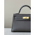 Hermes Kelly Cut 31 Swift Rose Sakura (3Q) Palladium Hardware Dark Brown