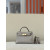 Hermes Kelly Mini Alligator Rose Sakura (3Q) Palladium Hardware Grey
