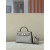 Hermes Kelly Mini Alligator Rose Sakura (3Q) Palladium Hardware Grey