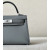 Hermes Kelly Mini Alligator Vert Fonce (67) Gold Hardware Grey