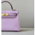 Hermes Kelly Mini Epsom Blue du Nord (P3) Gold Hardware Light Purple