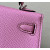 Hermes Kelly Mini Epsom Chai (0M) Palladium Hardware Pink
