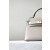Hermes Kelly Mini Epsom Gris Asphalte (M8) Palladium Hardware Dark Beige