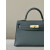 Hermes Kelly Mini Epsom Gris Mouette (4Z) Palladium Hardware Dark Grey