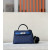 Hermes Kelly Mini Epsom Gris Meyer (0L) Palladium Hardware Dark Blue