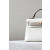 Hermes Kelly Mini Epsom Nior (89) Gold Hardware White