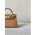Hermes Kelly Mini Epsom Mauve Sylvestre (X9) Palladium Hardware Brown
