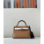 Hermes Kelly Mini Epsom Mauve Pale (09) Palladium Hardware Brown