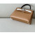 Hermes Kelly Mini Epsom Mauve Pale (09) Palladium Hardware Brown
