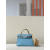 Hermes Kelly Mini Epsom Rouge de Coeur (S3) Palladium Hardware Blue