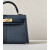 Hermes Kelly Mini Epsom Vert Criquet (3I) Gold Hardware Black