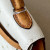 Hermes Jypsiere Mini Evercolor Etoupe(18) Gold Hardware White