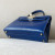Hermes Kelly Mini Epsom Vert Amande (63) Palladium Hardware Dark Blue