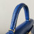 Hermes Kelly Mini Epsom Vert Amande (63) Palladium Hardware Dark Blue
