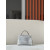 Hermes 24/24 Mini 21 Alligator, Evercolor And Swift Blue Saphir (73) Gold Hardware Grey