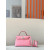 Hermes 24/24 Mini 21 Evercolor And Swift Etoupe (18) Gold Hardware Pink