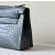Hermes Kelly Mini Lizard Black Saphir (73) Gold Hardware
