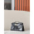 Hermes Kelly Mini Ostrich Gris Agate (82) Palladium Hardware Black