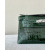 Hermes Kelly Pochette Alligator Bois De Rose (G5) Gold Hardware Dark Green