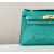 Hermes Kelly Pochette Alligator Braise (95) Gold Hardware Green