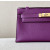 Hermes Kelly Pochette Swift Chai (0M) Gold Hardware Purple