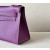 Hermes Kelly Pochette Swift Chai (0M) Gold Hardware Purple