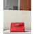Hermes Kelly Pochette Epsom Jaune Amber (9D) Palladium Hardware Red