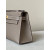 Hermes Kelly 25 Ostrich Anemone(P9) Palladium Hardware Dark Brown