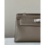 Hermes Kelly 25 Ostrich Gris Agate (82) Gold Hardware Dark Brown