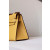 Hermes Kelly 25 Ostrich Gris Agate (82) Palladium Hardware Yellow