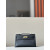 Hermes Kelly Pochette Epsom Etoupe (18) Palladium Hardware Black