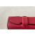 Hermes Kelly Pochette Swift Gris Perle (80) Palladium Hardware Red