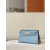 Hermes Kelly Pochette Epsom Rose Confetti (1Q) Palladium Hardware Blue