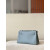 Hermes Kelly Pochette Swift Jaune Poussin (1Z) Gold Hardware Blue