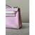 Hermes Kelly Pochette Alligator Gris Tourterelle (81) Palladium Hardware Light Pink