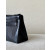 Hermes Kelly Pochette Alligator Nior (89) Palladium Hardware Black