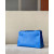 Hermes Kelly Pochette Ostrich Gris Asphalte (M8) Gold Hardware Blue