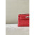 Hermes Kelly Pochette Swift Gris Mouette (4Z) Gold Hardware Red