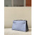 Hermes Kelly Pochette Epsom Gold (37) Palladium Hardware Blue