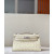 Hermes Kelly Pochette Ostrich Bleu Lin (J7) Gold Hardware White