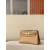 Hermes Kelly Pochette Swift New Bleu Jean (D2) Gold Hardware Brown