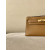 Hermes Kelly Pochette Swift New Bleu Jean (D2) Gold Hardware Brown