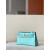 Hermes Kelly Pochette Swift Nior (89) Gold Hardware Blue